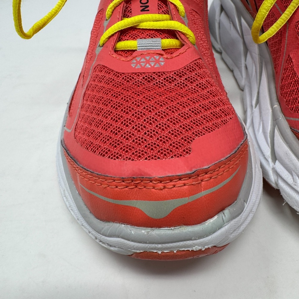 HOKA One One Clifton‎ 1 Road Running Sneakers Coral Pink 20609-031 Women's 7.5 - Picture 5 of 16